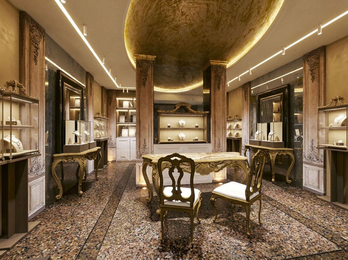 RENDERING BUCCELLATI VENEZIA RENDERING BUCCELLATI VENEZIA